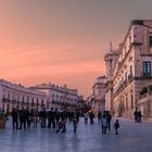 Abendstimmung auf dem Domplatz in Siracusa, Sizilien