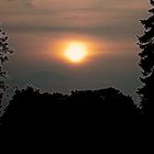 Abendstimmung auf dem Friedhof