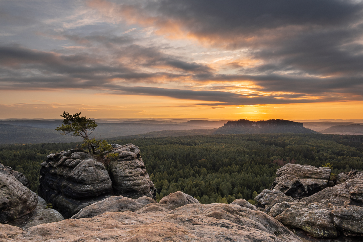 Abendstimmung auf dem Gohrisch