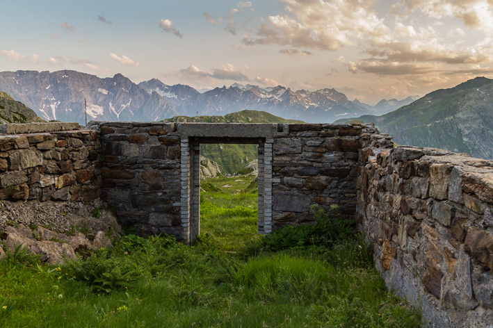 Abendstimmung auf dem Gotthard