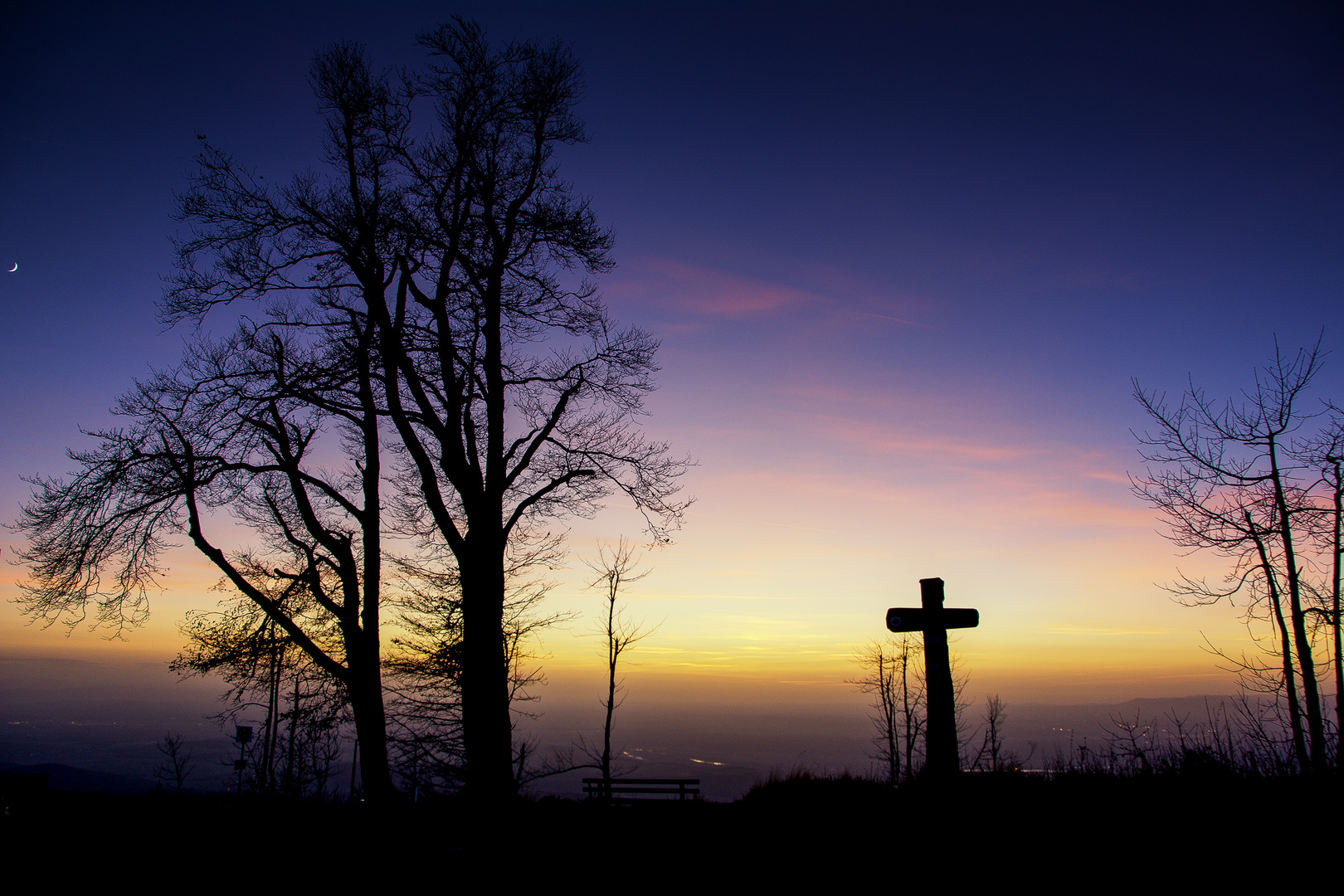 Abendstimmung auf dem Hochblauen