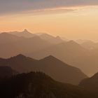 Abendstimmung auf dem Hochfelln