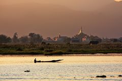 Abendstimmung auf dem Inle-See