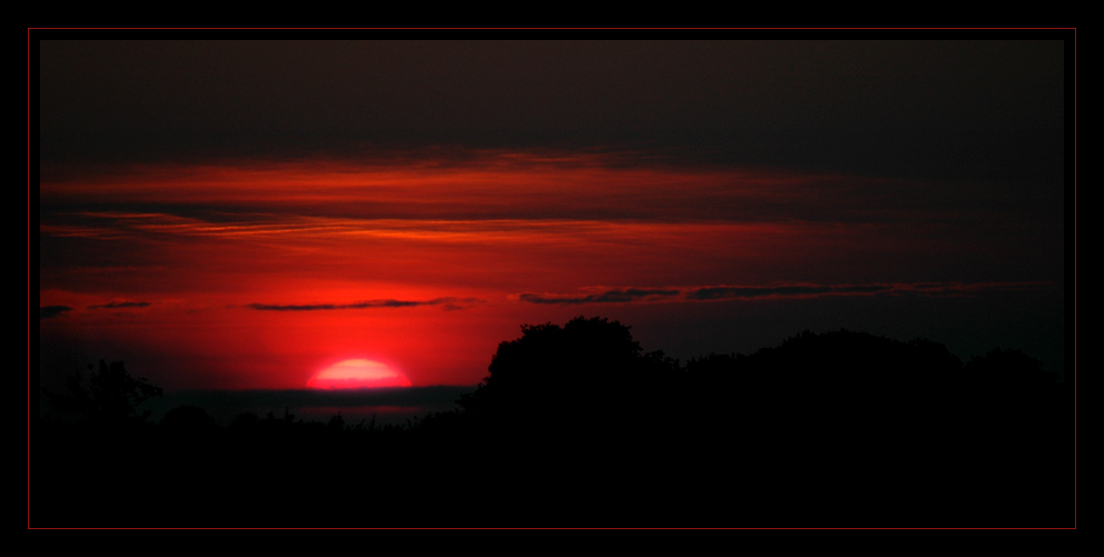 Abendstimmung auf dem Land