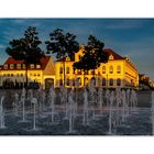 Abendstimmung auf dem Marktplatz in Neustrelitz