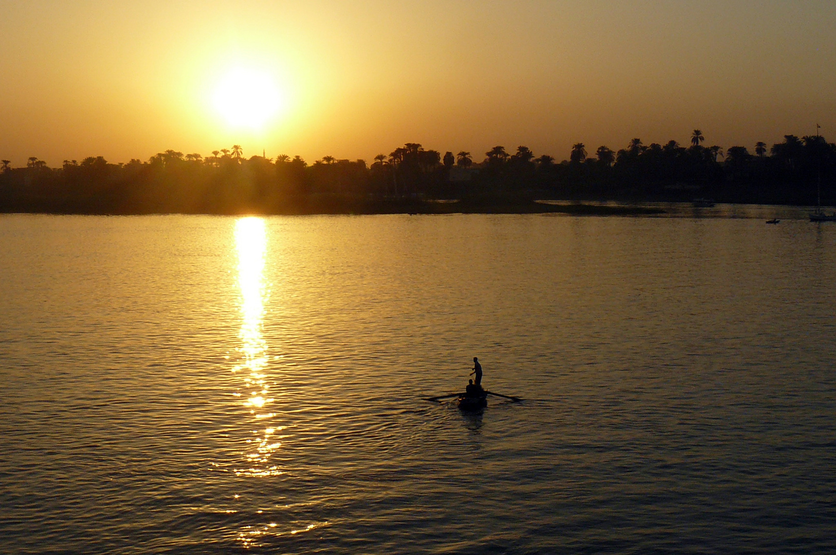Abendstimmung auf dem Nil