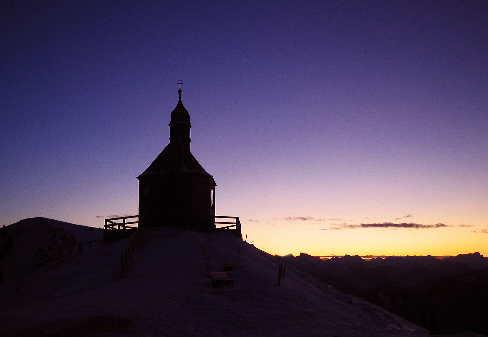 Abendstimmung auf dem Wallberg