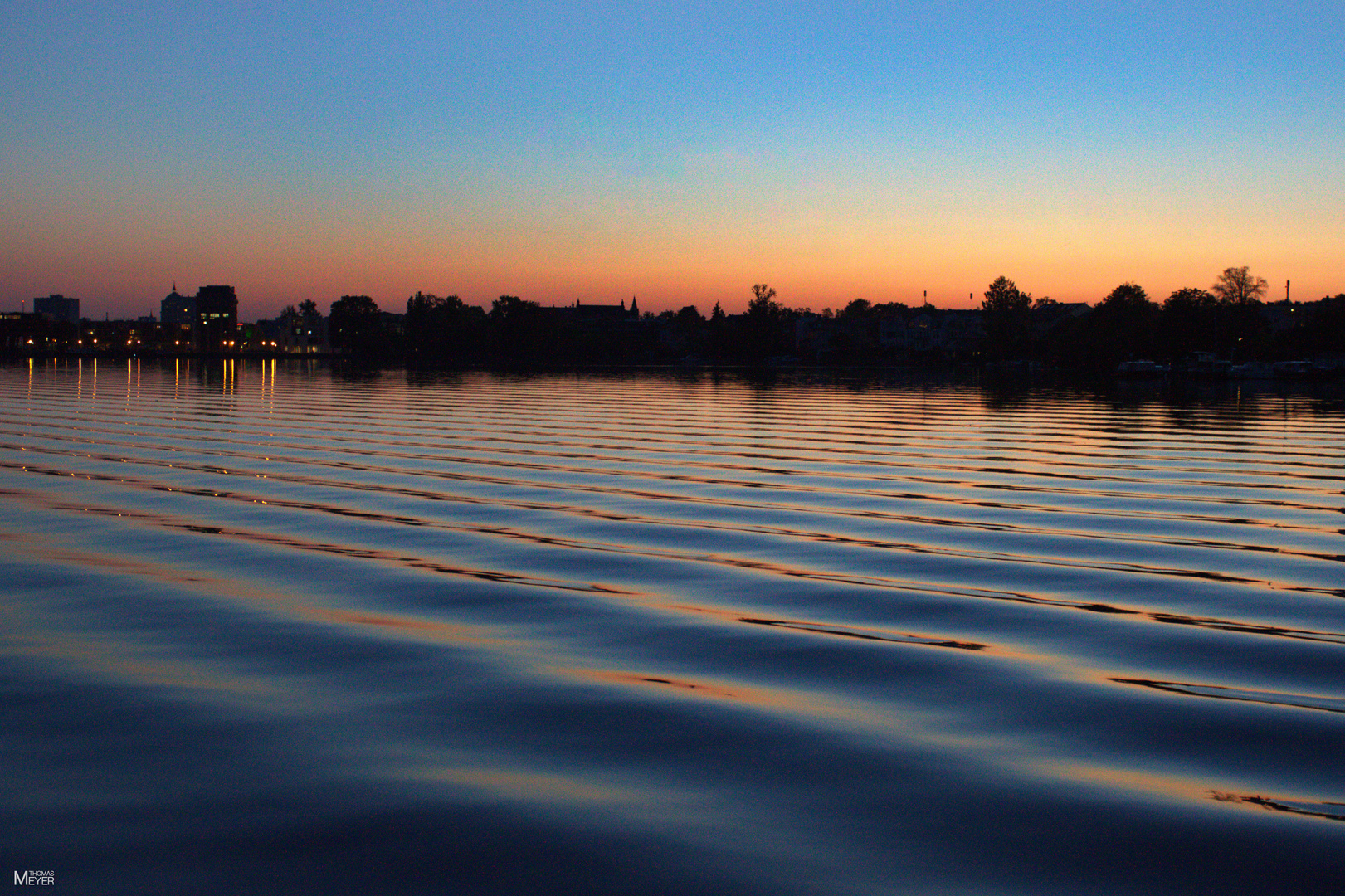 Abendstimmung auf dem Wasser