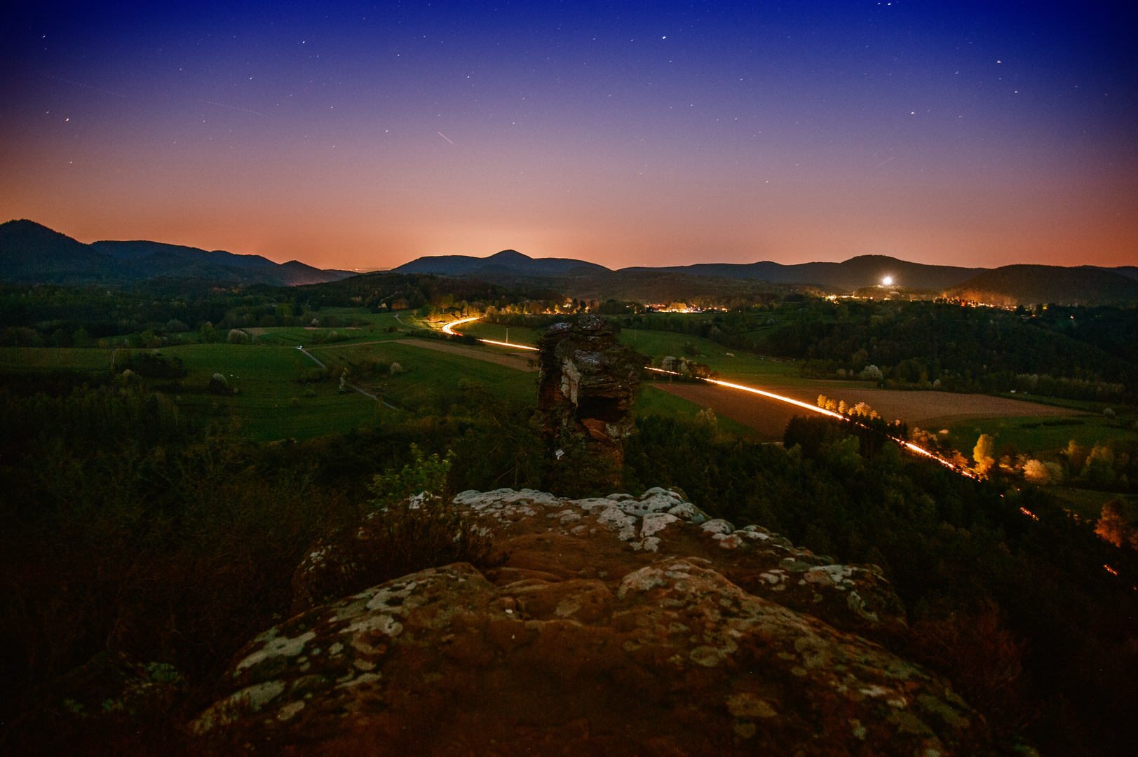 Abendstimmung auf den Geiersteinen