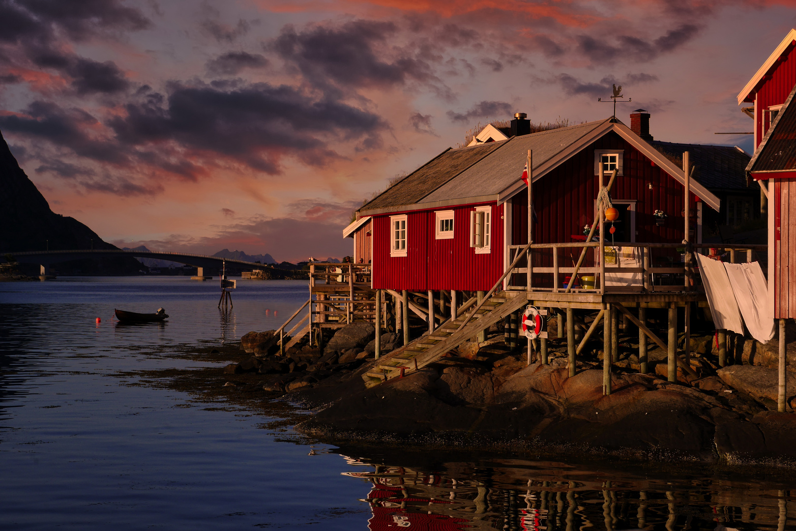 Abendstimmung auf den Lofoten 