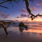 Abendstimmung auf den Seychellen