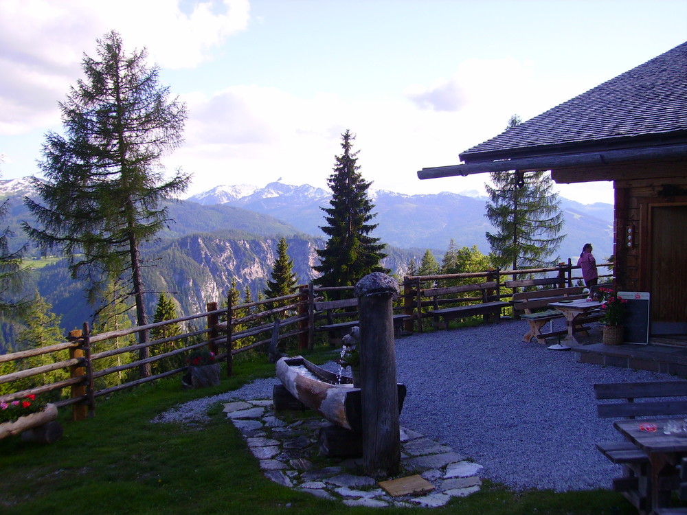 Abendstimmung auf der Alm