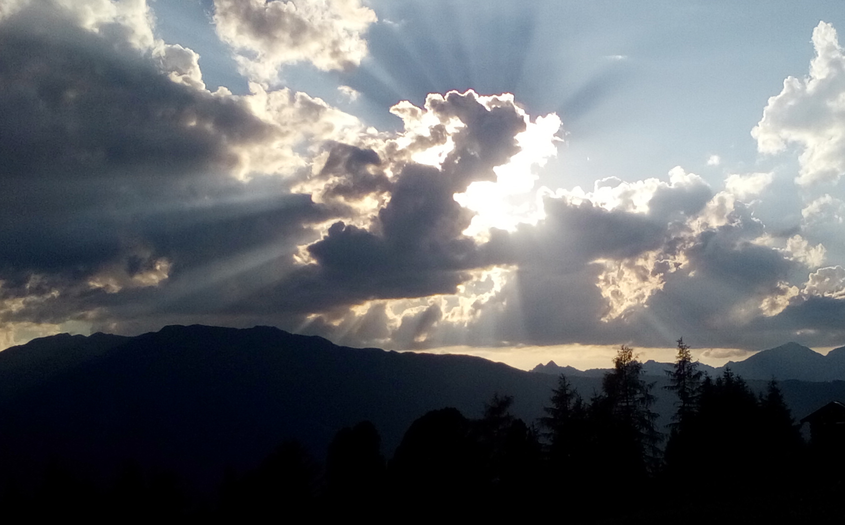 Abendstimmung auf der Alm