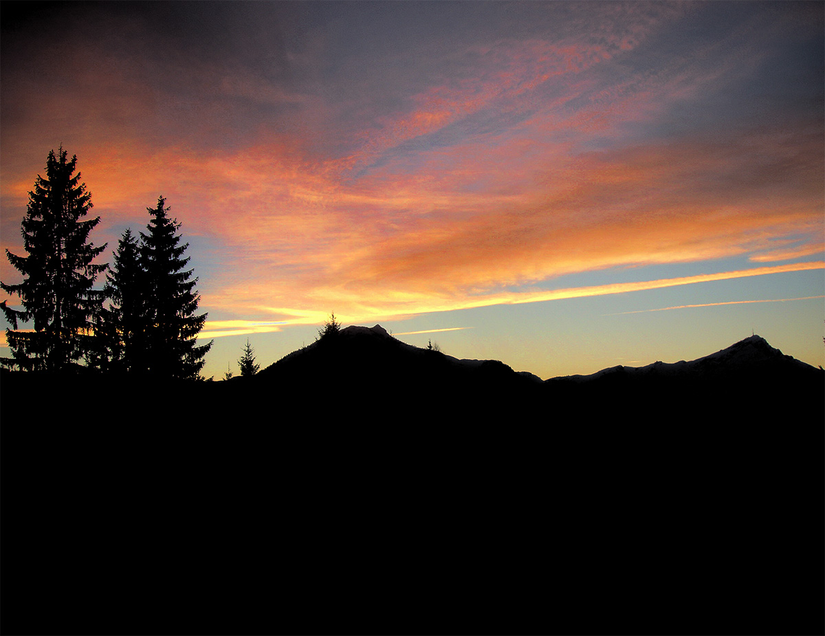 Abendstimmung auf der Alm