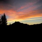 Abendstimmung auf der Alm