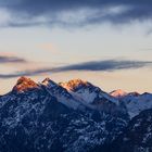 Abendstimmung auf der Alp Sura oberhalb Guarda