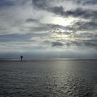 Abendstimmung auf der Außenweser