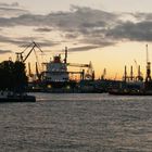 Abendstimmung auf der Elbe