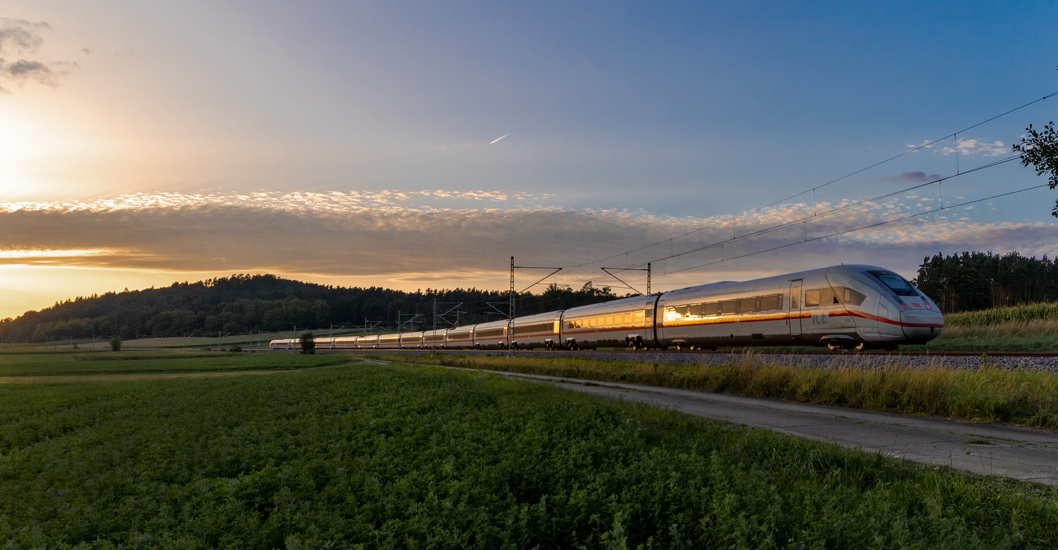 Abendstimmung auf der Frankenhöhe