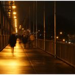 Abendstimmung auf der Hohenzollernbrücke