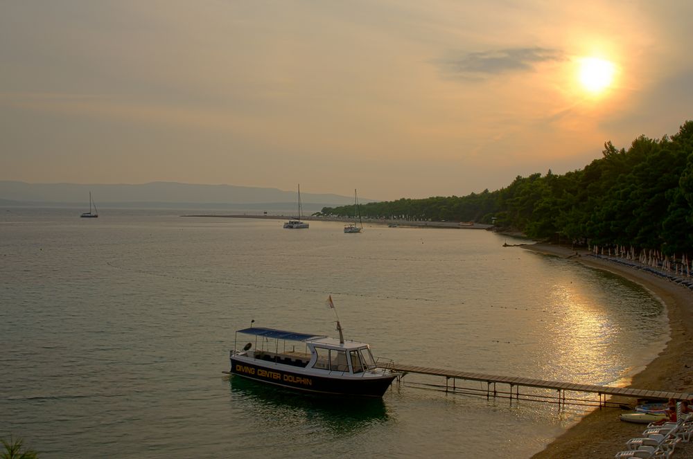 Abendstimmung auf der Insel Brac