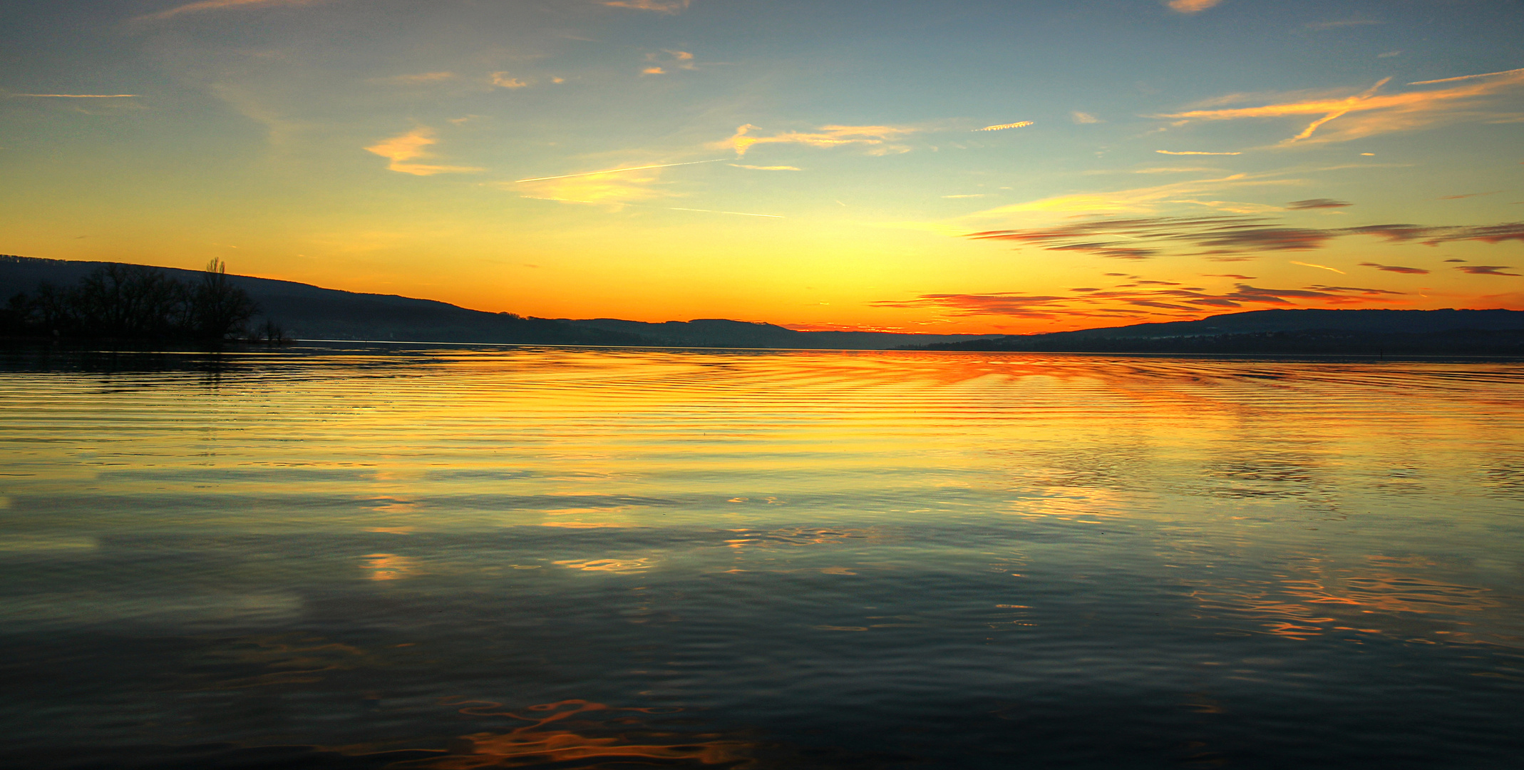 Abendstimmung auf der Insel Reichenau