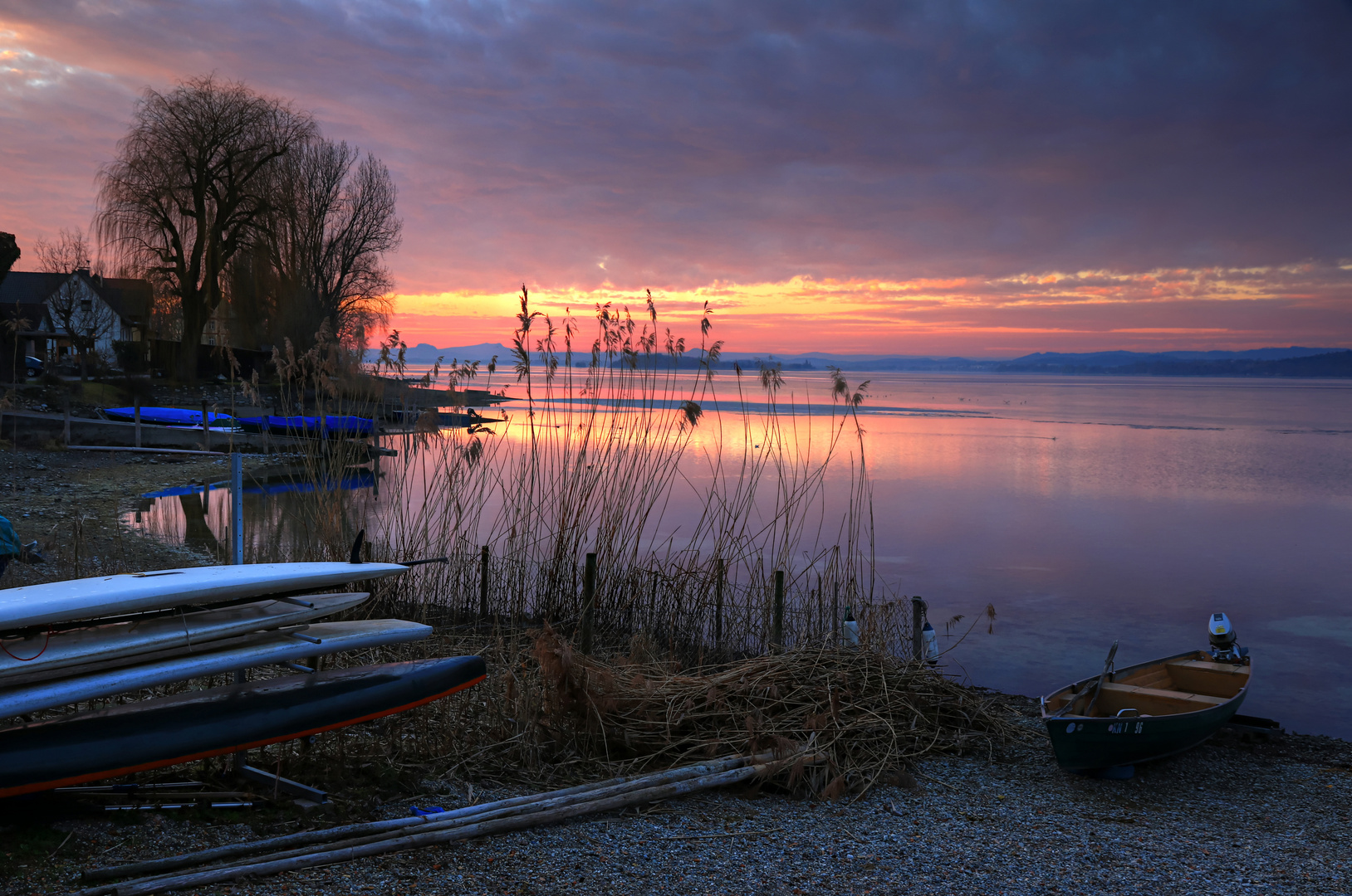 Abendstimmung auf der Insel Reichenau