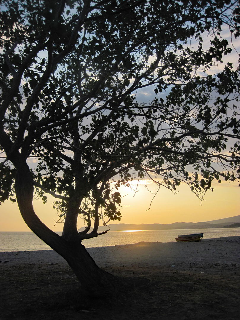 Abendstimmung auf der Insel Thassos