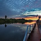 Abendstimmung auf der Mittelweser