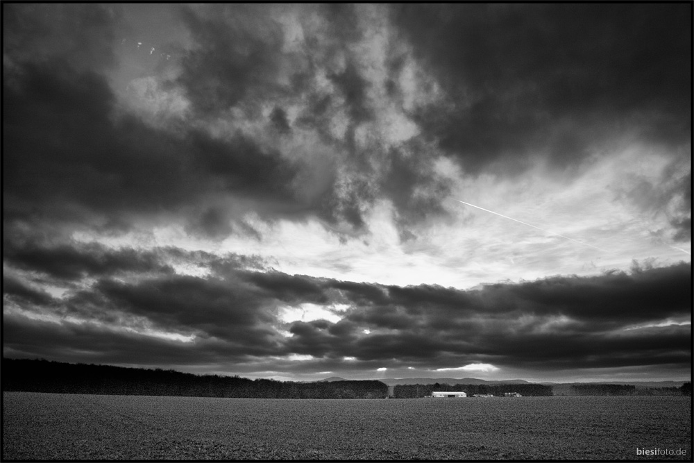 Abendstimmung auf der Mönchsheide