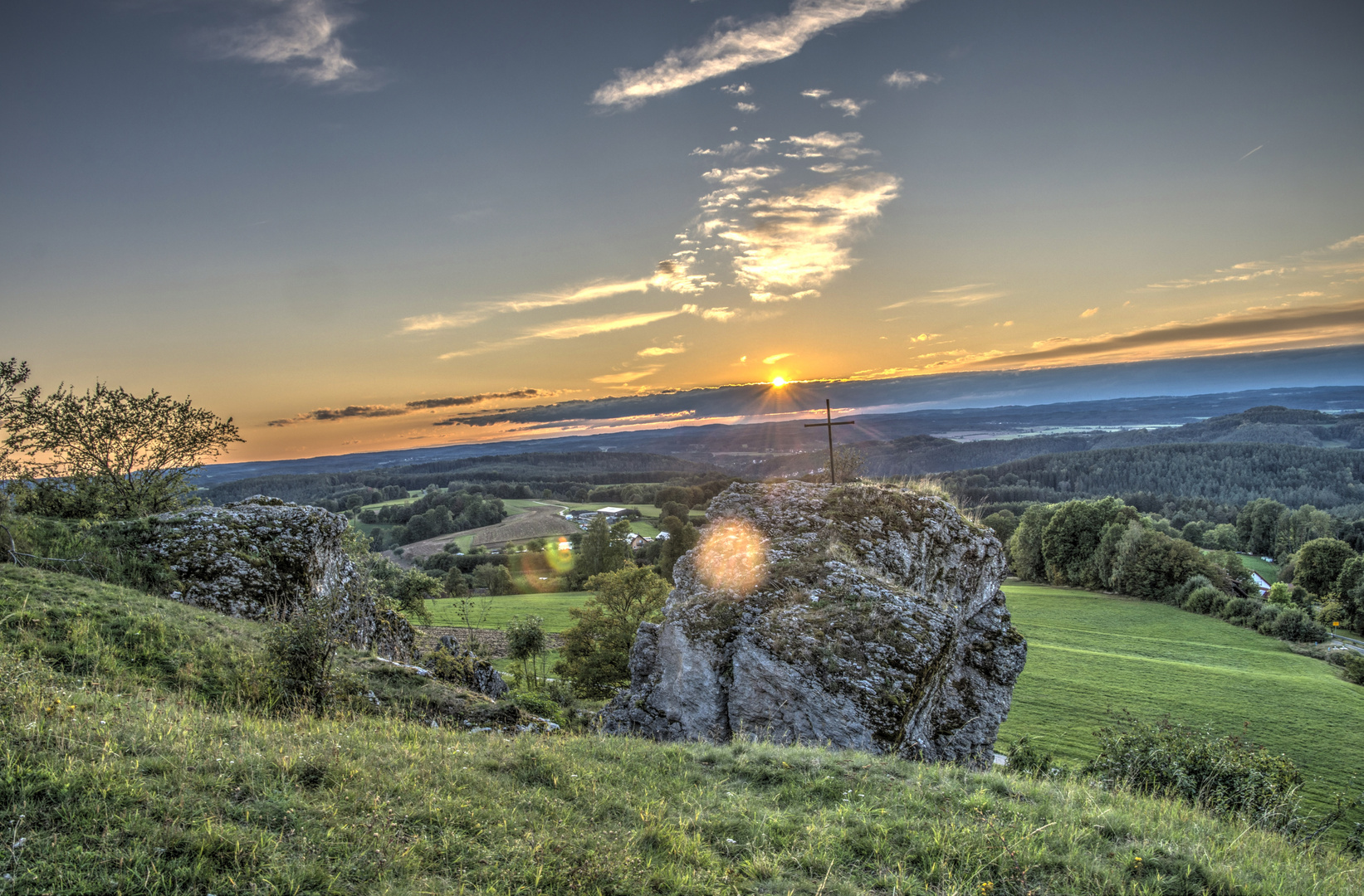 Abendstimmung auf der Neubürg