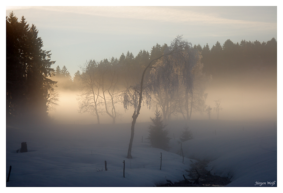 Abendstimmung auf der Platte