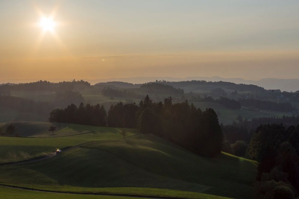 Abendstimmung auf der Schonegg