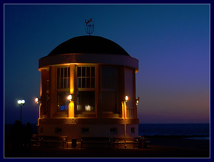 Abendstimmung auf der Strandpromenade