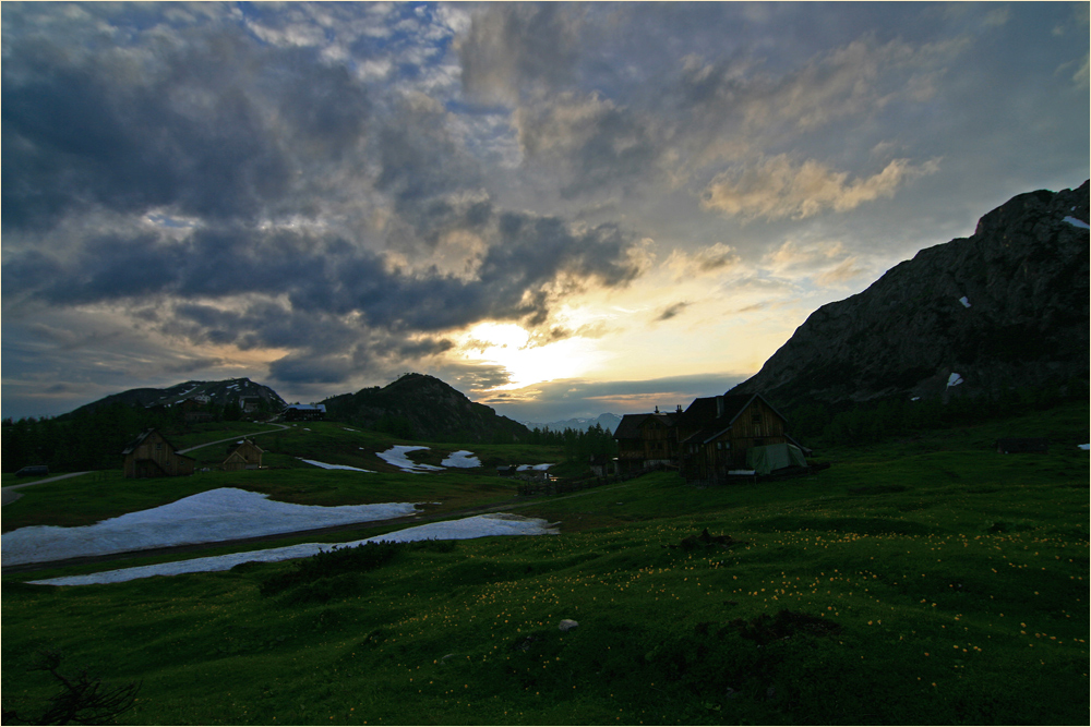 Abendstimmung auf der Tauplitzalm