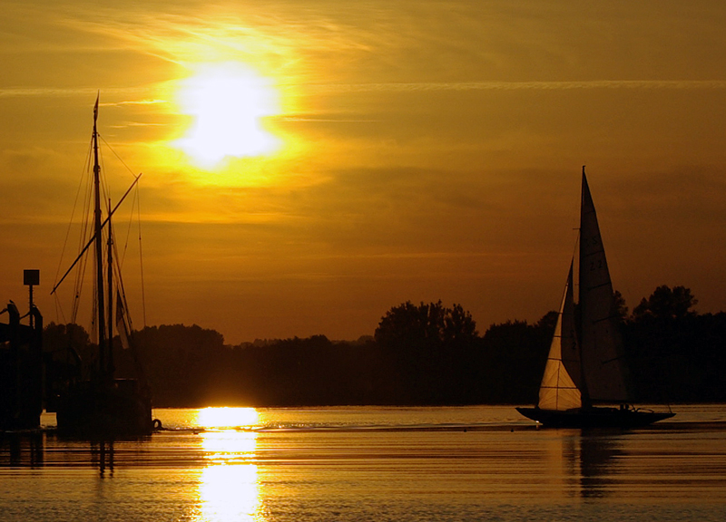 Abendstimmung auf der Trave