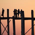 Abendstimmung auf der U-Bein Brücke