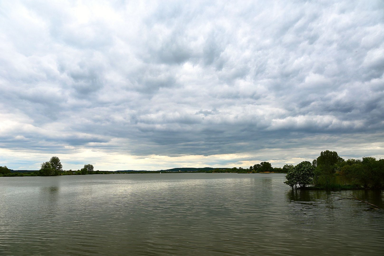 Abendstimmung auf der Vogelinsel bei Muhr am Altmühlsee