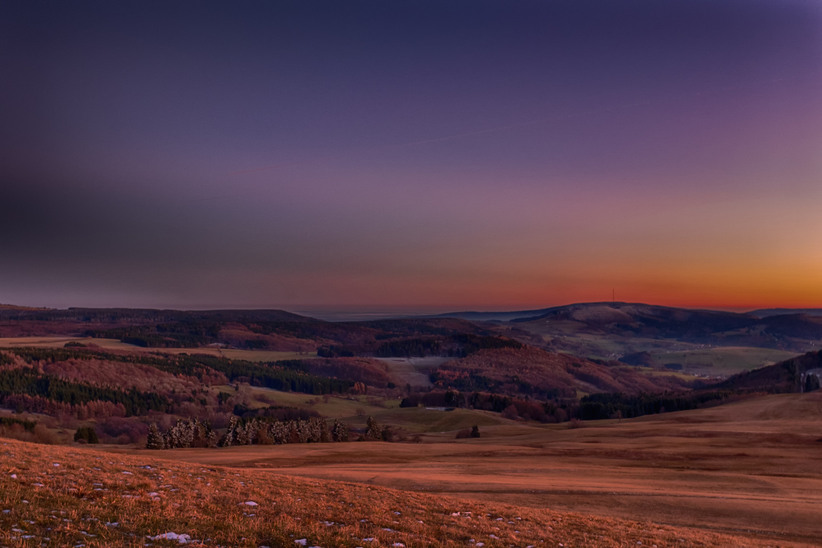 Abendstimmung auf der Wasserkuppe