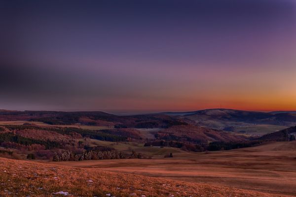 Abendstimmung auf der Wasserkuppe