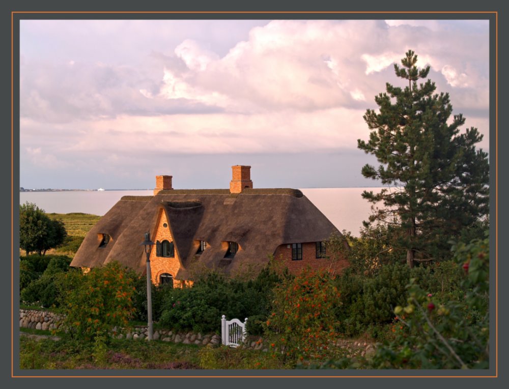 Abendstimmung auf der Wattseite (Ostseite der Insel S.y.l.t.)