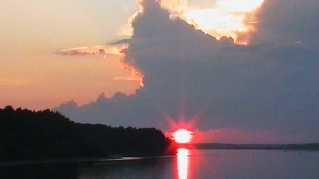 Abendstimmung auf der Wolga