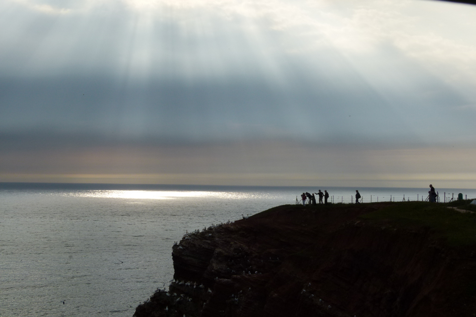 Abendstimmung auf Helgoland