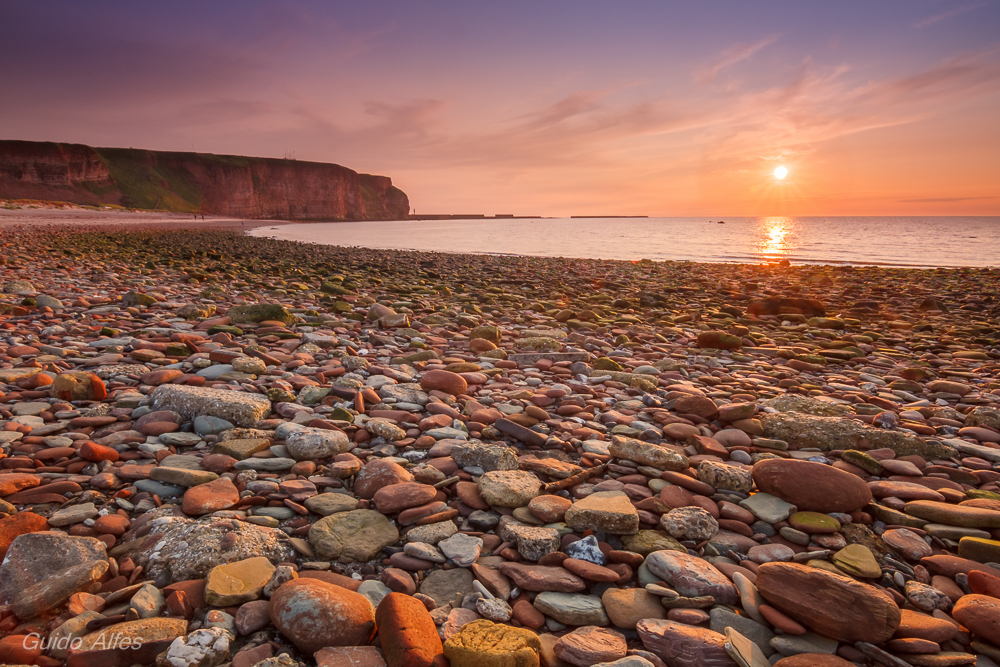 Abendstimmung auf Helgoland