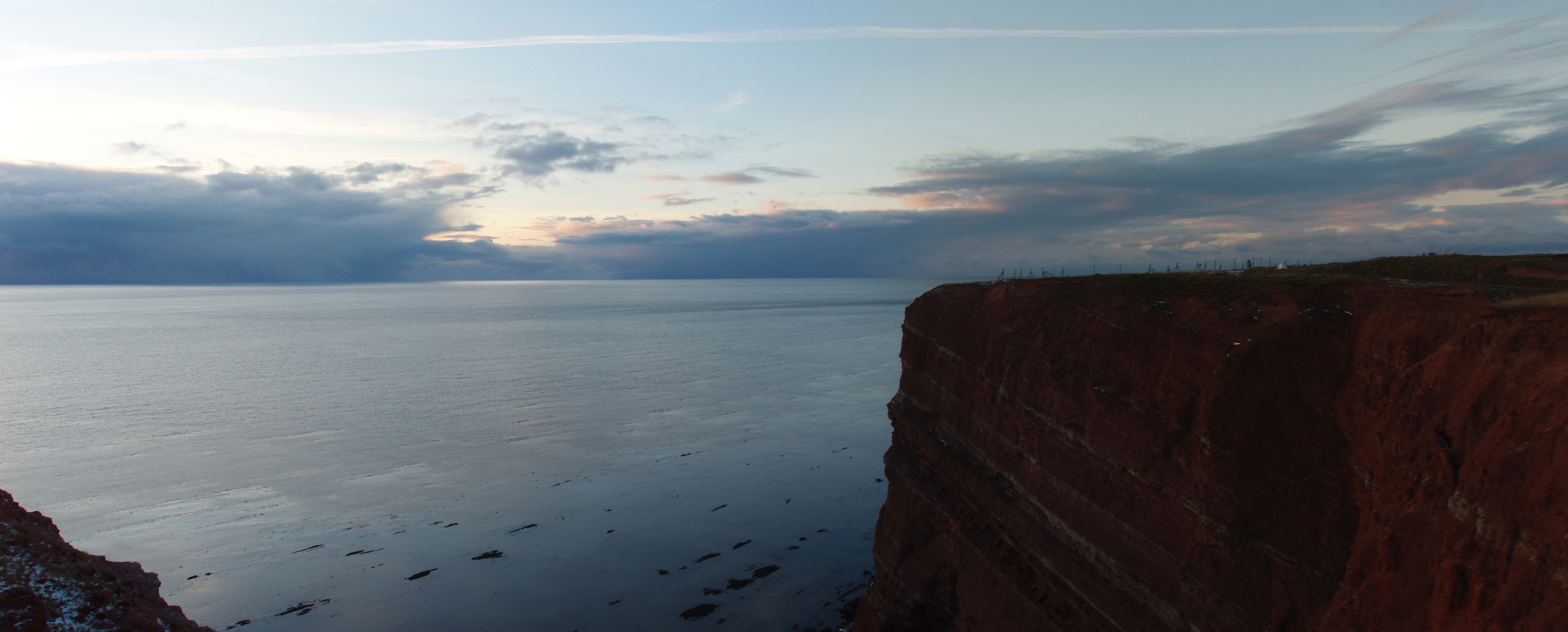 Abendstimmung auf Helgoland