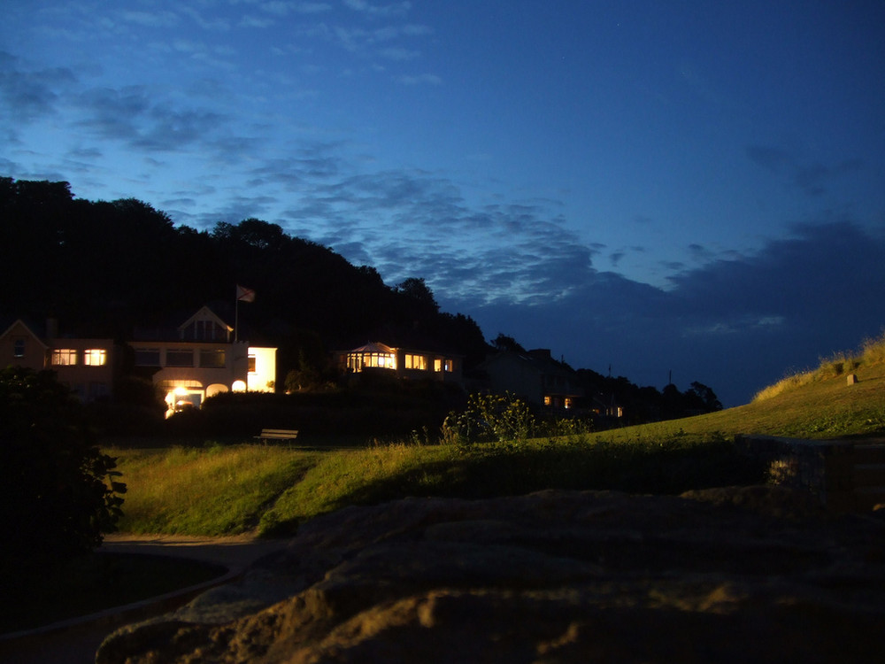 Abendstimmung auf Jersey, Mont Orgueil Castle, Gorey