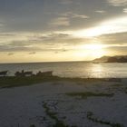 Abendstimmung auf La Dique (Seychellen)