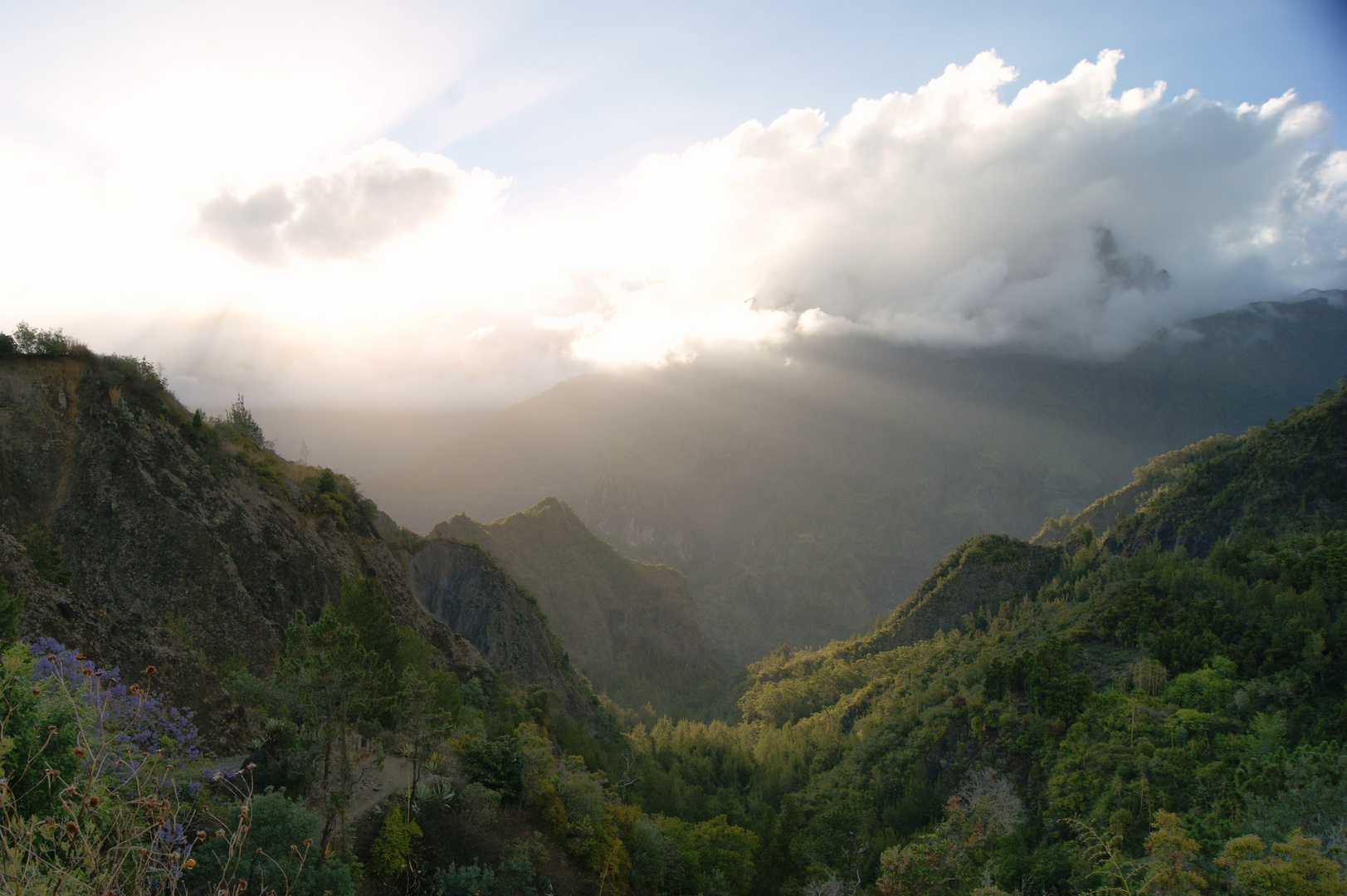 Abendstimmung auf La Réunion