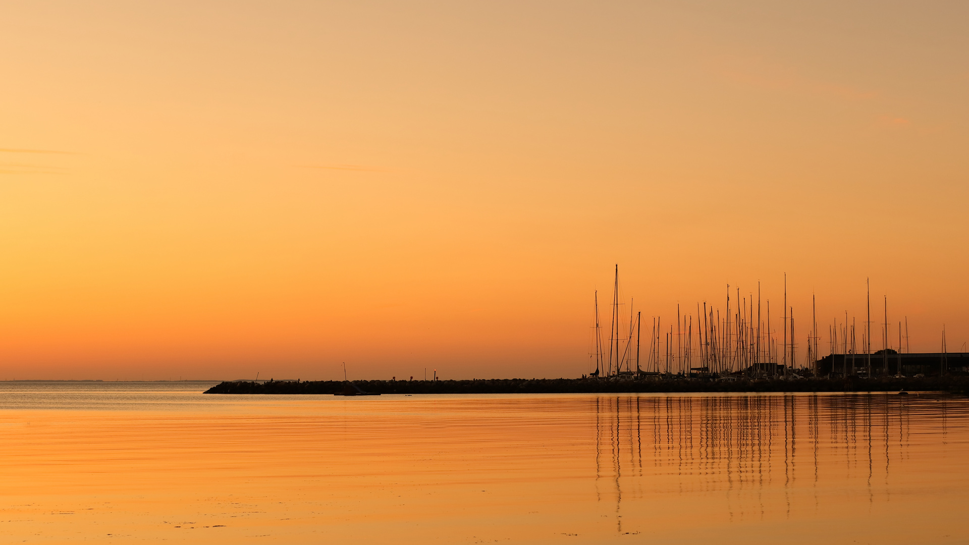 Abendstimmung auf Langeland 