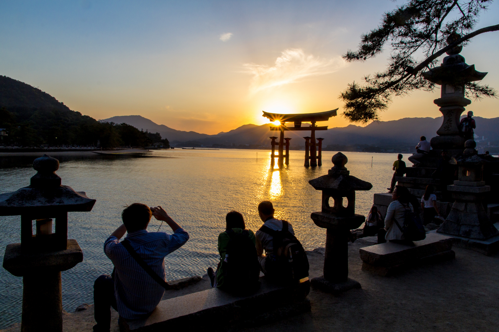 Abendstimmung auf Miyajima